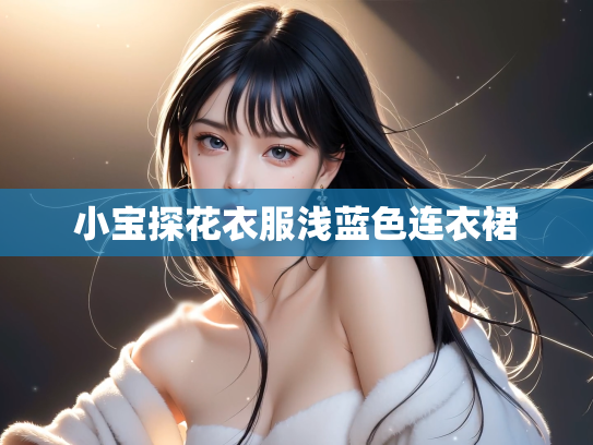 小宝探花衣服浅蓝色连衣裙